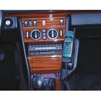 Bild von Telefon-Konsole für Mercedes E-Klasse / W124, ab Bj. 86-95, BLACK, Kunstleder