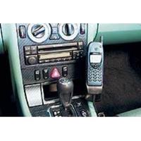 Bild von Telefon-Konsole für Mercedes SLK (R170), ab Bj. 1996-, BLACK, Echtleder