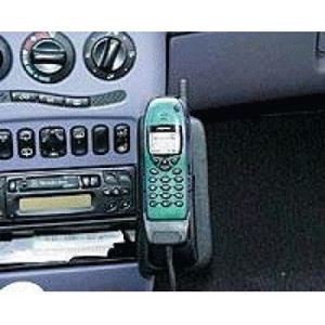 Bild von Telefon-Konsole für Mercedes A-Klasse (W168), ab Bj. 98-02/2001, BLACK, Kunstleder