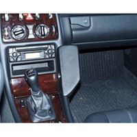 Bild von Telefon-Konsole für Mercedes CLK (W208), ab Bj. 1998-2001, BLACK, Kunstleder