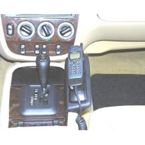 Bild von Telefon-Konsole für Mercedes ML / M-Klasse (W163), ab Bj. 1998-2000, BLACK, Echtleder