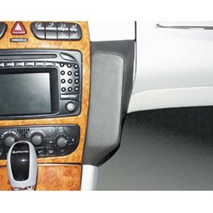 Bild von Telefon-Konsole für Mercedes CLK (W209), ab Bj. 2002-, BLACK, Kunstleder