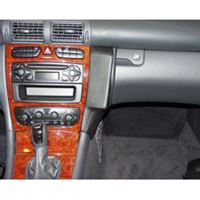 Bild von Telefon-Konsole für Mercedes C-Klasse (W203), ab Bj. 2001 bis 02/2007, BLACK, Kunstleder