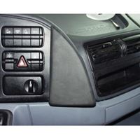 Bild von Telefon-Konsole für Mercedes Actros (1. Generation / MP2), ab Bj. 09/2003- bis 2011, BLACK, Echtleder