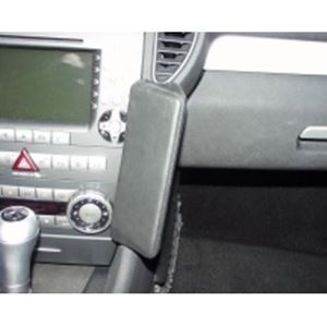 Bild von Telefon-Konsole für Mercedes SLK (R171), ab Bj. 03/2004-, BLACK, Echtleder