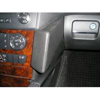 Resim Telefon-Konsole für Mercedes ML / M-Klasse (W164), ab Bj. 06/2005-, BLACK, Kunstleder