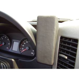 Bild von Telefon-Konsole für VW Crafter ab Bj. 05/2006, BLACK, Echtleder