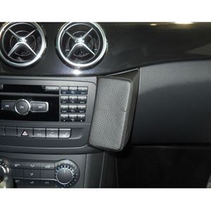 Afbeelding van Telefon-Konsole für Mercedes B-Klasse (W246), ab Bj. 2/2011, BLACK, Kunstleder