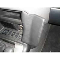 Bild von Telefon-Konsole für Mitsubishi Pajero, ab Bj. 05/2000 bis 01/2007, BLACK, Echtleder