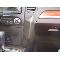 Bild von Telefon-Konsole für Mitsubishi Pajero, ab Bj. 02/2007-, BLACK, Echtleder