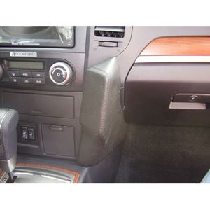 Bild von Telefon-Konsole für Mitsubishi Pajero, ab Bj. 02/2007-, BLACK, Kunstleder