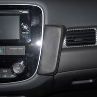 Bild von Telefon-Konsole für Mitsubishi Outlander, ab Bj. 11/2012-, BLACK, Kunstleder