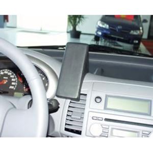 Image de Telefon-Konsole für Nissan Micra, ab Bj. 2003-, BLACK, Kunstleder