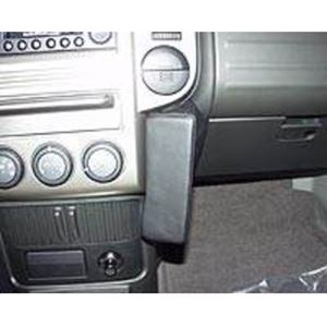 Εικόνα της Telefon-Konsole für Nissan X-Trail (T30), ab Bj. 11/2003 bis 06/2007, BLACK, Echtleder