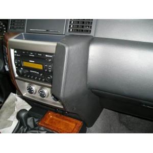 Изображение Telefon-Konsole für Nissan Patrol, Bj. 09/2004-, BLACK, Echtleder