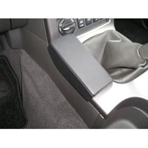 Bild von Telefon-Konsole für Nissan Pathfinder II, ab Bj. 04/2005- (für PKW mit Schaltgetriebe!), BLACK, Kunstleder