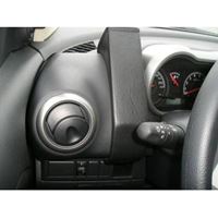 Bild von Telefon-Konsole für Nissan Note, ab Bj. 2006- , BLACK, Echtleder