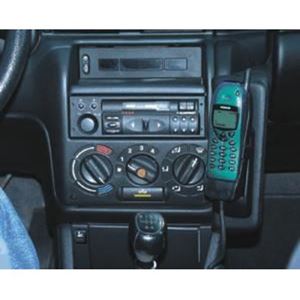 Picture of Telefon-Konsole für Opel Astra F, ab Bj. 1991 bis 1997, BLACK, Kunstleder