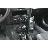 Bild von Telefon-Konsole für Opel Vectra (B), ab Bj. 1996-2001, BLACK, Echtleder