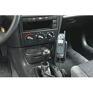 Picture of Telefon-Konsole für Opel Vectra (B), ab Bj. 1996-2001, BLACK, Echtleder