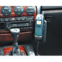 Bild von Telefon-Konsole für Opel Omega (B), ab Bj. 94-09/1999, (Montage oben) BLACK, Kunstleder