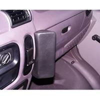 Bild von Telefon-Konsole für Nissan Interstar, ab Bj. 99-10/2003, BLACK, Echtleder