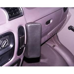 Bild von Telefon-Konsole für Nissan Interstar, ab Bj. 99-10/2003, BLACK, Echtleder