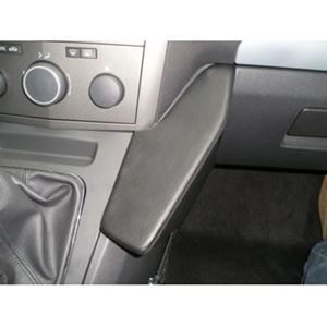 Bild von Telefon-Konsole für Opel Zafira B, ab Bj. 07/2005 (Montage weiter unten) , BLACK, Echtleder