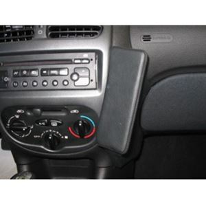 Bild von Telefon-Konsole für Peugeot 206 ab Bj. 98-, 206 CC ab 09/2001, SW ab 2002 , BLACK, Echtleder