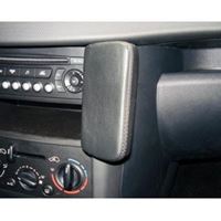 Bild von Telefon-Konsole für Peugeot 207 ab Bj. 05/2006, BLACK, Echtleder
