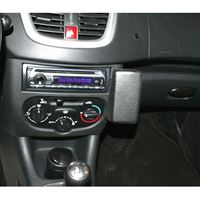 Bild von Telefon-Konsole für Peugeot 206 / 206 PLUS ab Bj. 03/2009, BLACK, Echtleder
