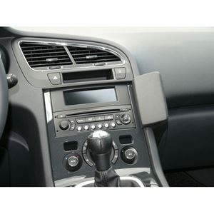 Bild von Telefon-Konsole für Peugeot 5008 ab Bj. 2009, BLACK, Kunstleder