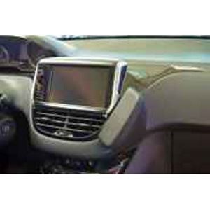 Bild von Telefon-Konsole für Peugeot 208 ab Bj. 04/2012, BLACK, Kunstleder