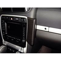 Resim Telefon-Konsole für Porsche Cayenne, ab Bj. 2003 bis 04/2010, BLACK, Echtleder