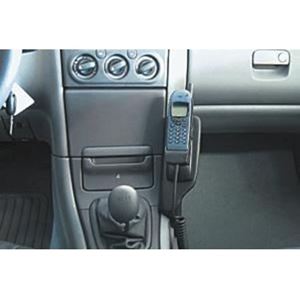 Bild von Telefon-Konsole für Renault Laguna, ab Bj. 94-2000, BLACK, Kunstleder