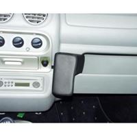 Bild von Telefon-Konsole für Renault Twingo, ab Bj. 08/1999- (Nur für Fahreuge mit Klima-Anlage!) , BLACK, Echtleder