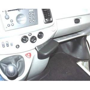 Εικόνα της Telefon-Konsole für Nissan Primastar, ab Bj. 2001 bis 09/2010, BLACK, Kunstleder