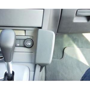 Immagine di Telefon-Konsole für Renault Vel Satis, ab Bj. 2002-, BLACK, Echtleder