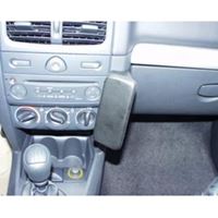 Bild von Telefon-Konsole für Renault Clio 2, ab Bj. 2001-, BLACK, Echtleder