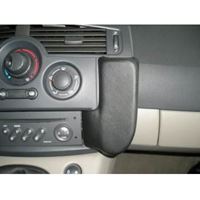 Resim Telefon-Konsole für Renault Scenic (Scénic), ab Bj. 07/2003 bis 02/2009 (Montage in Höhe Handschuhfach), BLACK, Echtleder