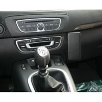 Resim Telefon-Konsole für Renault Scenic (Scénic) ab Bj. 03/2009, BLACK, Echtleder