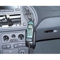 Resim Telefon-Konsole für Saab 9-3, ab Bj. 98-, BLACK, Kunstleder