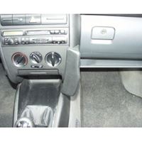 Resim Telefon-Konsole für Seat Toledo II, ab Bj. 04/1999 bis 2004, BLACK, Echtleder