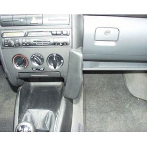 Resim Telefon-Konsole für Seat Toledo II, ab Bj. 04/1999 bis 2004, BLACK, Echtleder