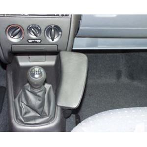 Immagine di Telefon-Konsole für Seat Toledo II, ab Bj. 04/1999 bis 2004, BLACK, Kunstleder