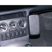 Resim Telefon-Konsole für Seat Arosa, ab Bj. 01-, BLACK, Echtleder