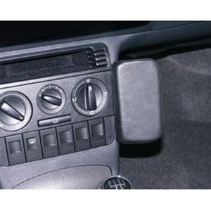 Bild von Telefon-Konsole für Seat Arosa, ab Bj. 01-, BLACK, Echtleder