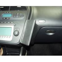 Resim Telefon-Konsole für Seat Altea, ab Bj. 06/2004-+ Seat XL ab 2006 , BLACK, Echtleder