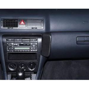 Image de Telefon-Konsole für Skoda Octavia SLX, ab Bj. 8/1998 bis 2003, BLACK, Echtleder