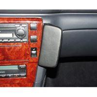 Image de Telefon-Konsole für Skoda Superb, ab Bj. 2002 bis Ende 2007, BLACK, Kunstleder